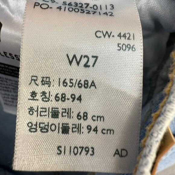 Levi's 501XX Shorts Women's 27 (4) Light Blue 2.5" Short Button Fly 80s Summer - Picture 6 of 13